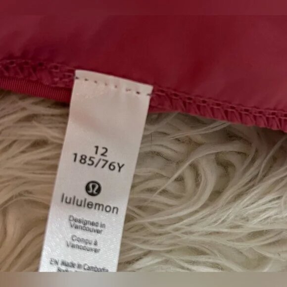 Lululemon Pink Define Jacket Gold Zipper Size 12 - Picture 5 of 5